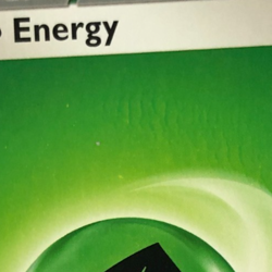 Pokemon TCG Ink Error Printer Hickey Error 2023 Grass Energy Near Mint - Image 2