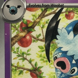 Pokemon TCG Paldean Fates Printer Hickey Error Swoobat 033/091 Near Mint - Image 2