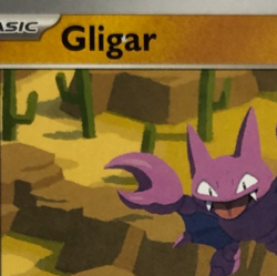 Pokemon TCG Paradox Rift Printer Hickey Error Gligar 091/182 Near Mint - Image 2