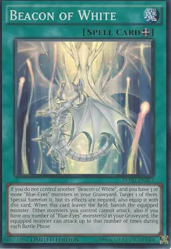Yugioh - Beacon of White (Super Rare) (Limited Edition) - BOSH-ENSE3 P - Image 1