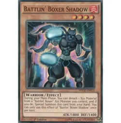 Yugioh - Battlin' Boxer Shadow (Super Rare) (1st Edition) - WSUP-EN013 P - Image 1