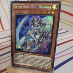 Yugioh Virtual World Hime - Nyannyan MP21-EN223 Secret Rare 1st Ed NM - Image 1