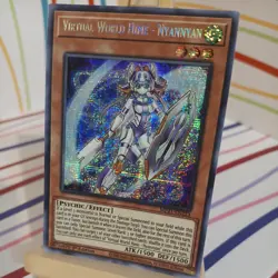 Yugioh Virtual World Hime - Nyannyan MP21-EN223 Secret Rare 1st Ed NM - Image 1