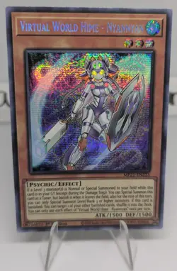 Yugioh Virtual World Hime - Nyannyan MP21-EN223 Secret Rare 1st Ed NM - Image 1
