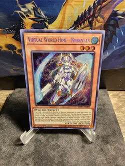 Yugioh Virtual World Hime - Nyannyan MP21-EN223 Secret Rare 1st Ed NM - Image 1