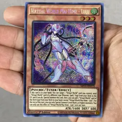 Yugioh Virtual World Mai-Hime - Lulu MP21-EN173 Secret Rare 1st Ed NM - Image 1
