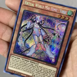 Yugioh Virtual World Mai-Hime - Lulu MP21-EN173 Secret Rare 1st Ed NM - Image 2