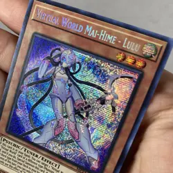 Yugioh Virtual World Mai-Hime - Lulu MP21-EN173 Secret Rare 1st Ed NM - Image 4
