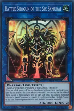 Yugioh Battle Shogun of the Six Samurai (Super Rare) (Limited Ed) CHIM-ENSE2 P - Image 1