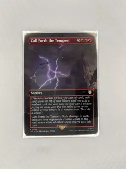 Call Forth the Tempest (Borderless) Commander: The Lord of the Rings: Tales... - Image 1