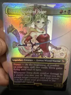 Terra, Herald of Hope (Borderless) Commander: Final Fantasy Foil - Image 1