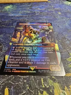 Vivi Ornitier (Borderless) -Foil Near Mint MTG Universes Beyond: FINAL FANTASY - Image 2