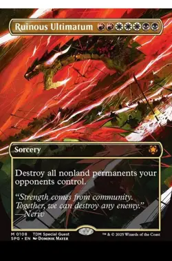 MTG Ruinous Ultimatum (Borderless) Special Guests Regular - Image 1
