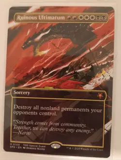 MTG Ruinous Ultimatum (Borderless) Special Guests Regular - Image 2
