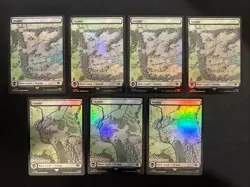 Basic Lands (24) Lord of the Rings: Tales of Middle-Earth Foil NM Magic MTG - Image 1