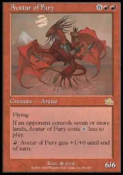 Avatar of Fury - Medium Play MTG Prophecy - Image 1