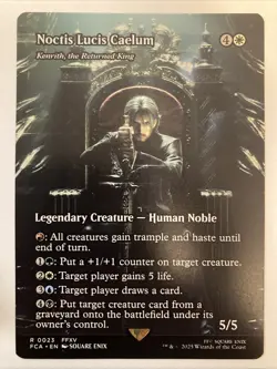 Noctis Lucis Caelum (Rare Showcase) 0023 Final Fantasy FCA MTG Near Mint R - Image 1