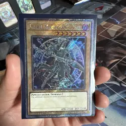 Dark Magician Platinum Secret Rare RA04-EN106 Yugioh 7th artwork - Image 1