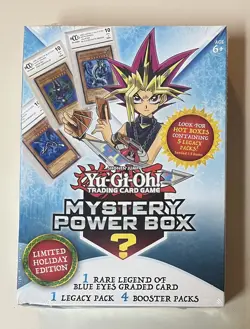 Yu-Gi-Oh Yugioh Mystery Power Box Holiday Edition Factory Sealed Blue Eyes Card - Image 1