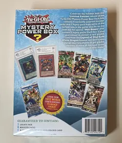 Yu-Gi-Oh Yugioh Mystery Power Box Holiday Edition Factory Sealed Blue Eyes Card - Image 2