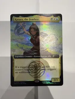 Magic The Gathering X Avatar Katara The Fearless Promo Card SDCC EXCLUSIVE MINT - Image 2