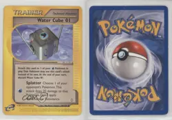 Water Cube 01 Pokemon e-Card Series Aquapolis #140 2002 10cj - Image 3