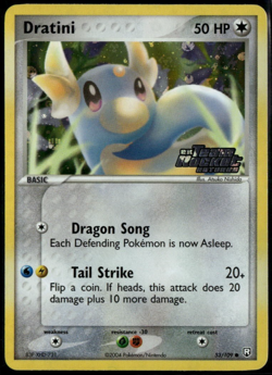 Dratini Reverse Holo 53/109 ex Team Rocket Returns 2004 LP Pokemon Card - Image 1