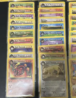 MP (Unlimited) COMPLETE Pokemon TEAM ROCKET Set 48-Card UNCOMMON/COMMON WOTC - Image 2
