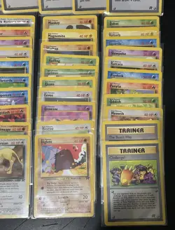 MP (Unlimited) COMPLETE Pokemon TEAM ROCKET Set 48-Card UNCOMMON/COMMON WOTC - Image 3