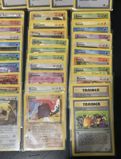 MP (Unlimited) COMPLETE Pokemon TEAM ROCKET Set 48-Card UNCOMMON/COMMON WOTC - Image 3