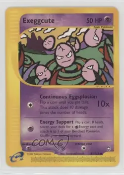 Exeggcute Pokemon e-Card Series Aquapolis #77 2002 17dm - Image 1