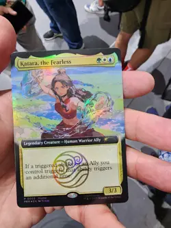 Katara The Fearless Avatar X Magic Collab Promo Card ( Sdcc Promo) - Image 1
