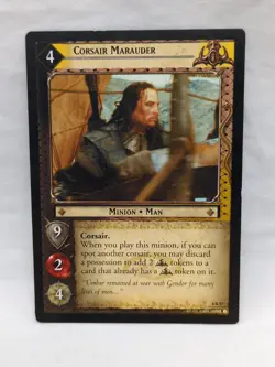 Corsair Marauder LOTR Card Game Siege Of Gondor Rare 8R57 - Image 1