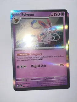 Pokemon TCG Sylveon 040/131 Reverse Holo Rare Prismatic Evolutions Card - Image 1