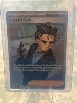 Larry's Skill 139/131 Prismatic Evolutions Ultra Rare Pokemon TCG Card - Image 1