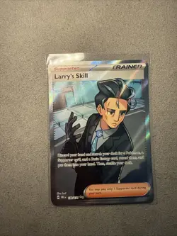 Larry's Skill 139/131 Prismatic Evolutions Ultra Rare Pokemon TCG Card - Image 1