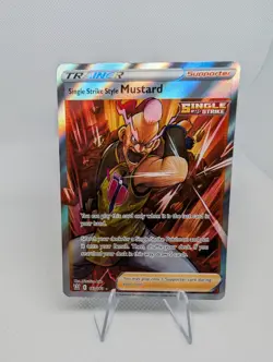 Single Strike Style Mustard 163/163 Battle Styles Pokemon TCG Card NM - Image 1