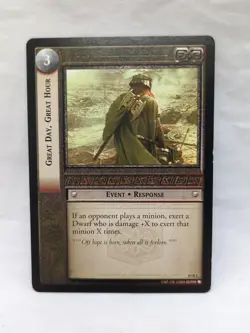 Great Day, Great Hour LOTR Card Game Mount Doom Rare 10R1 - Image 1