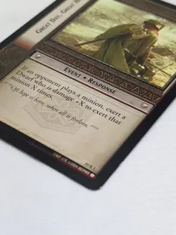 Great Day, Great Hour LOTR Card Game Mount Doom Rare 10R1 - Image 5