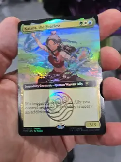 Magic The Gathering X Avatar Katara The Fearless Promo Card SDCC 2025 IN HAND - Image 1