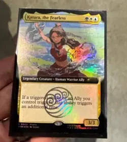 Magic The Gathering X Avatar Katara The Fearless Promo Card SDCC 2025 IN HAND - Image 1
