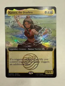 Magic The Gathering X Avatar Katara The Fearless Promo Card SDCC 2025 IN HAND - Image 1