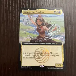 Magic The Gathering X Avatar Katara The Fearless Promo Card SDCC 2025 IN HAND - Image 1