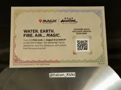 Magic The Gathering X Avatar Katara The Fearless Promo Card SDCC 2025 IN HAND - Image 5