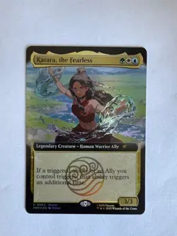 Magic The Gathering X Avatar Katara The Fearless Promo Card SDCC 2025 IN HAND - Image 1