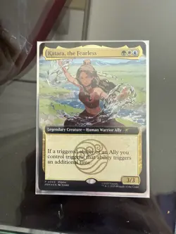 Magic The Gathering X Avatar Katara The Fearless Promo Card SDCC 2025 IN HAND - Image 1
