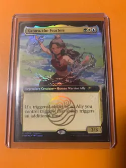 Magic The Gathering X Avatar Katara The Fearless Promo Card SDCC 2025 IN HAND - Image 1