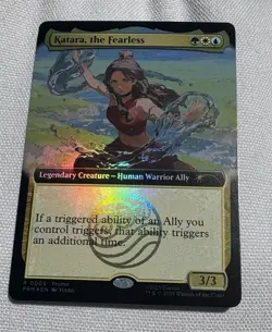 Magic The Gathering X Avatar Katara The Fearless Promo Card SDCC 2025 IN HAND - Image 1