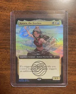 Magic The Gathering x Avatar Katara The Fearless Promo Card SDCC 2025 IN HAND - Image 1