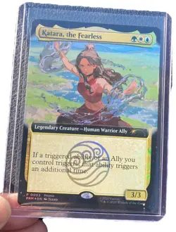 Magic The Gathering X Avatar Katara The Fearless Promo Card SDCC 2025 IN HAND - Image 3